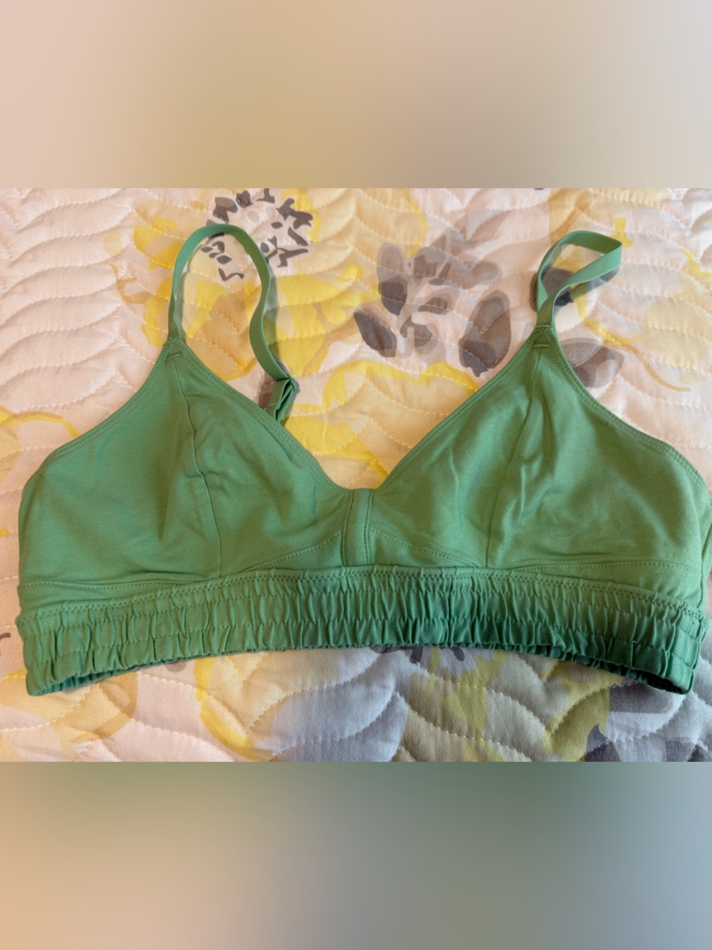 aerie Green Wireless Bralette - size medium